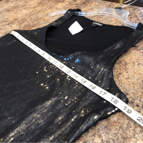 Express Sequin Tank Top Large - Picture 3 of 12